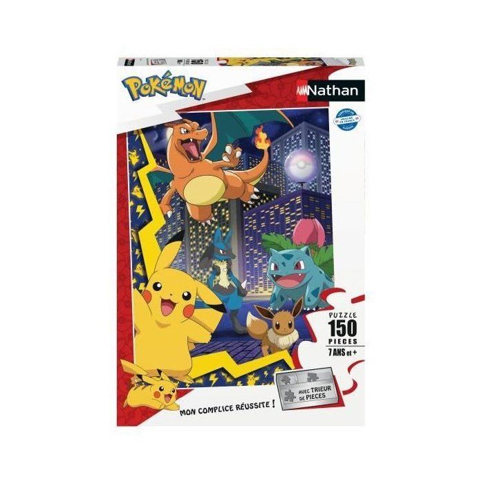 Nathan-POKEMON-150 piece puzzle - Pokémon Town-4005556861897-Ages 7 and up