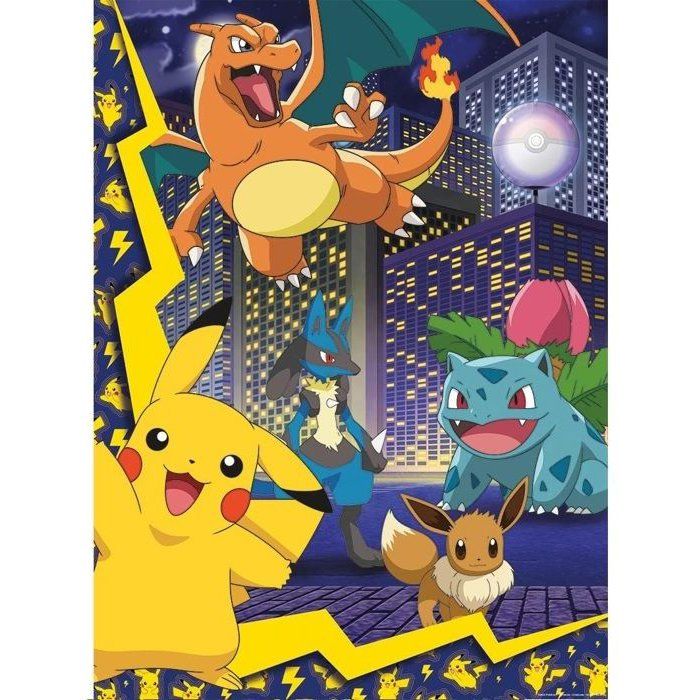 Nathan-POKEMON-150 piece puzzle - Pokémon Town-4005556861897-Ages 7 and up