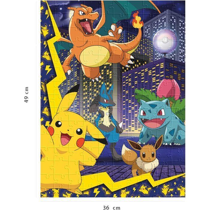 Nathan-POKEMON-150 piece puzzle - Pokémon Town-4005556861897-Ages 7 and up