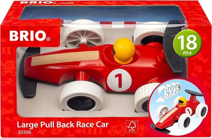 Large racing car with retrofrimration - Premier AGE awakening toy -73123503087 - Brio World