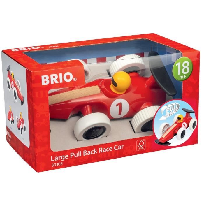 Large racing car with retrofrimration - Premier AGE awakening toy -73123503087 - Brio World