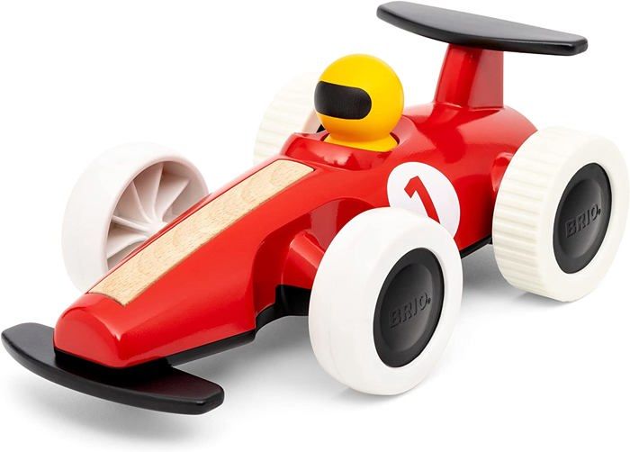 Large racing car with retrofrimration - Premier AGE awakening toy -73123503087 - Brio World