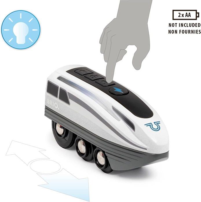 Electric train Locomotive with super fast batteries -7312350360035 - Brio World