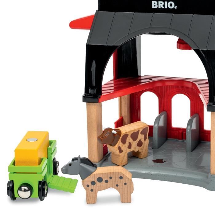 Animal barn - Accessory for wooden train circuit -7312350360127 - Brio World