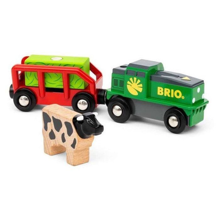 Brio Battery-powered farm train - wooden circuit
