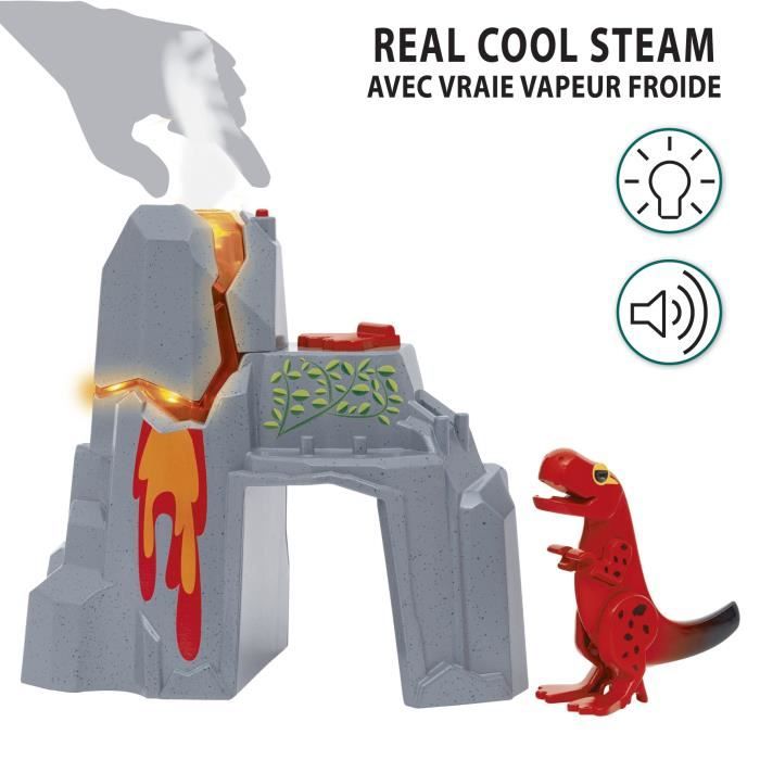 Brio Erupting Volcano Dinosaur - Wooden Train Set Accessory - Battery-Free/Magnet Play Action - Ages 3 and Up -