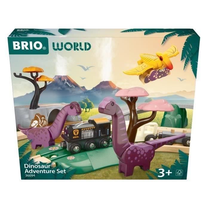 BRIO Dinosaur Adventure Circuit-7312350360943-From 3 years old