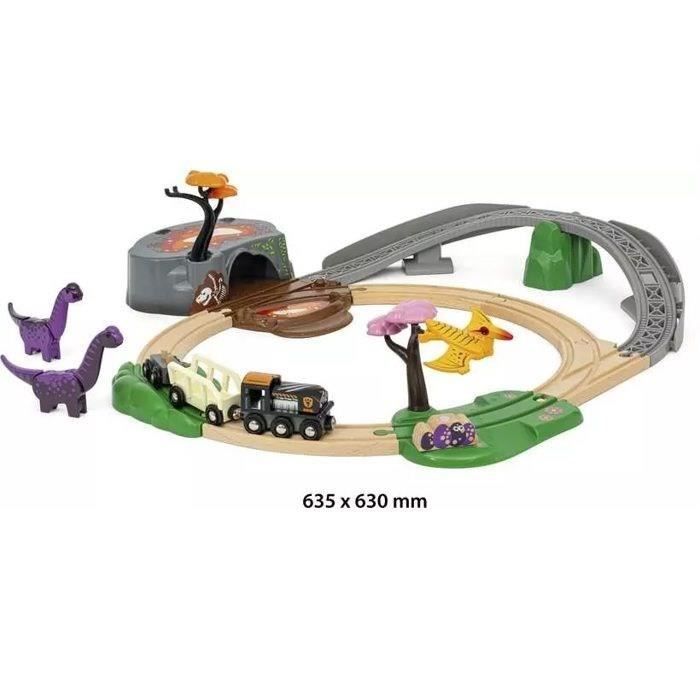 BRIO Dinosaur Adventure Circuit-7312350360943-From 3 years old