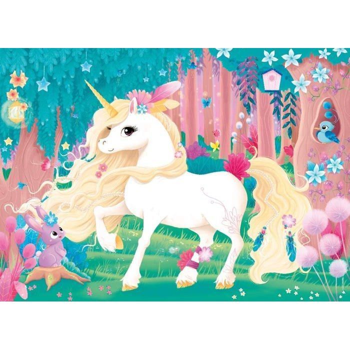 RAVENSBURGER - 45 pieces puzzle Pretty unicorn