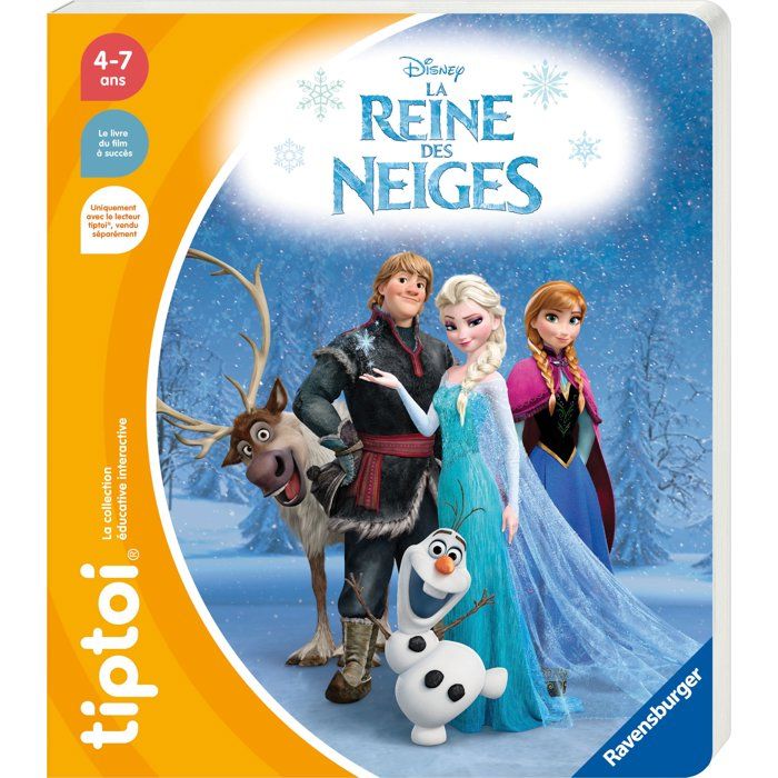 Ravensburger - tiptoi - Livre interactif - La Reine des neiges - Jeu éducatif électronique, sans écran - des 4 ans - 13099077