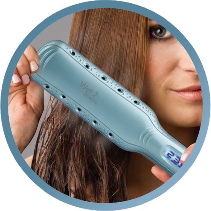 REMINGTON S7350 Hair Straightener, Professional Wet2Straight Hair Straightener, Advanced Ceramic Floating Plates, Anti-Frizz Care