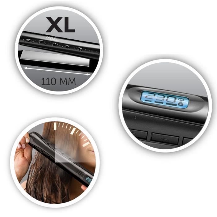 REMINGTON S7307 Aqualisse Extreme Straightener, Advanced Ceramic Coating, on Dry or Wet Hair