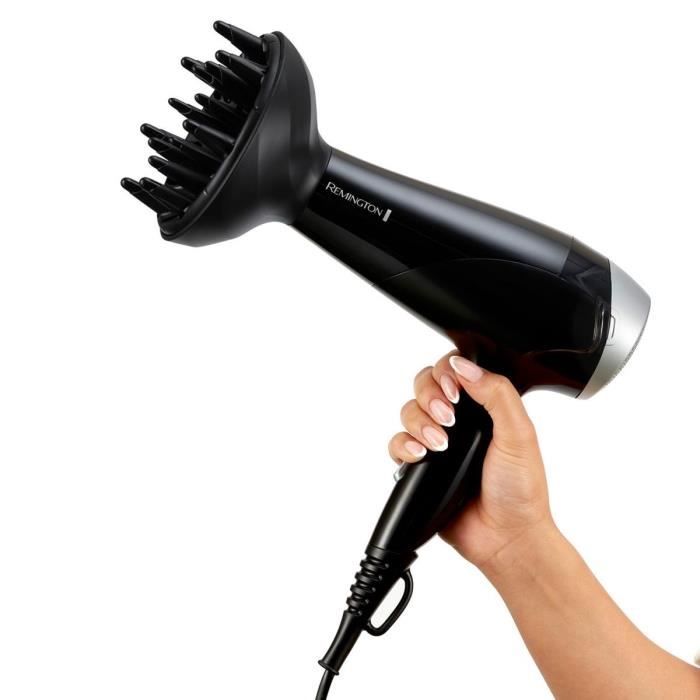 Remington D3171GP Style Edit Hair Dryer Set  2200W - Storage Vanity, Diffuser, Flat Brush and Silk Scrunchie
