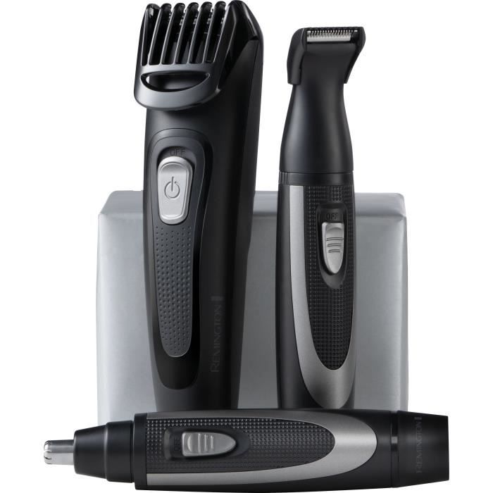 Beard Kit - REMINGTON - The Works - Self-sharpening trimmer - Adjustable comb - 45 min autonomy - USB