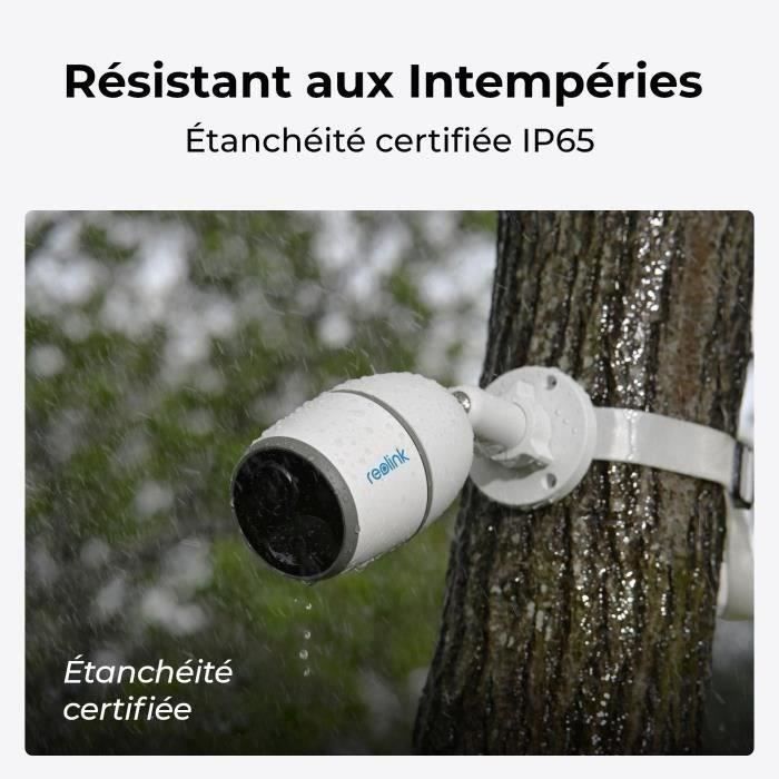 Outdoor camera - REOLINK - G330 - Solar panel - White