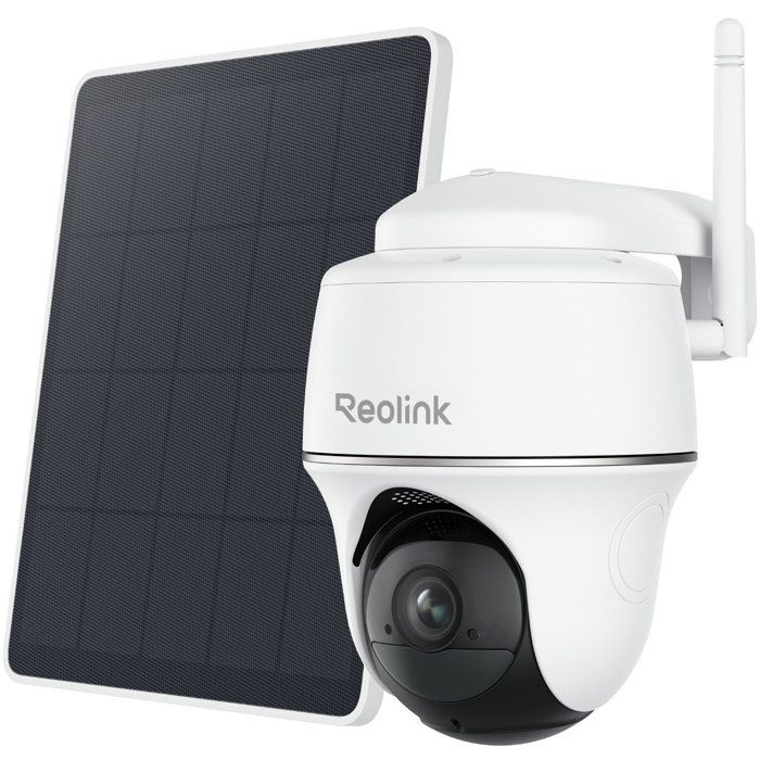 Caméra de surveillance - REOLINK - B420 - Panneau solaire - Extérieur - Vision nocturne - Blanc