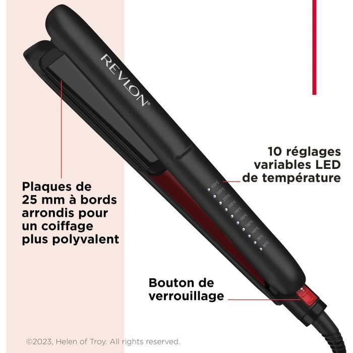 Smoothstay Revlon RVST2211 Smoothstay - 25mm - Infused in coconut oil + travel cover