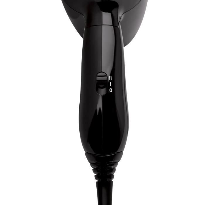 REVLON RVDR5305E - Travel hairdryer - 1200 W - 2 heats - 2 speeds - Bi-voltage foldable handle