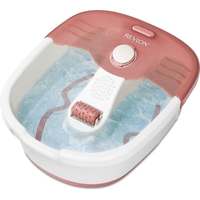 REVLON RVFB7021PE2 Thalasso Prediprep - Invigorating bubble bath - temperature maintenance - pumice stone and massage roller