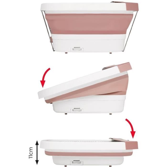 REVLON RVFB7034E Ultimate Foot Spa - Thalasso Foldable and compact footbath - 3 temperatures - Bubble function
