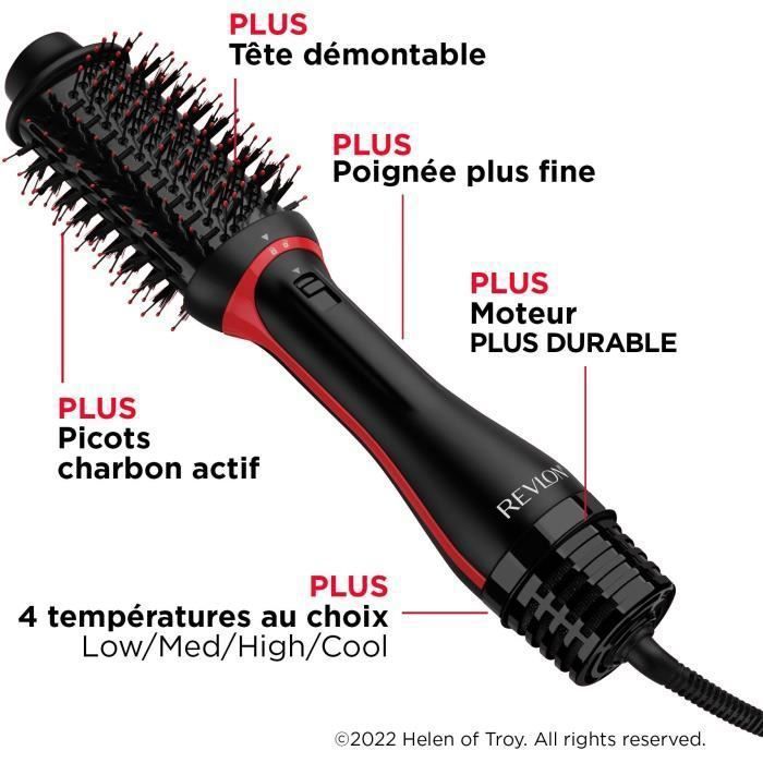 One Step Volumizer Plus Revlon RVDR5298 brush - Removable head