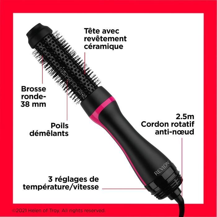 Drying and styling brush - REVLON - RVDR5292E - One Step Style Booster - Round 38 mm