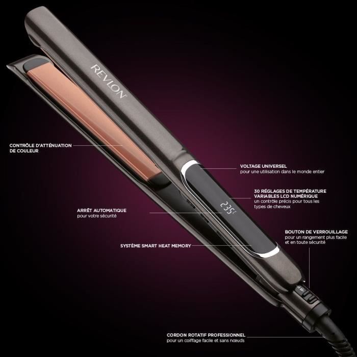 REVLON RVST2175E - Straightener Salon Straight Copper Smoth Styler