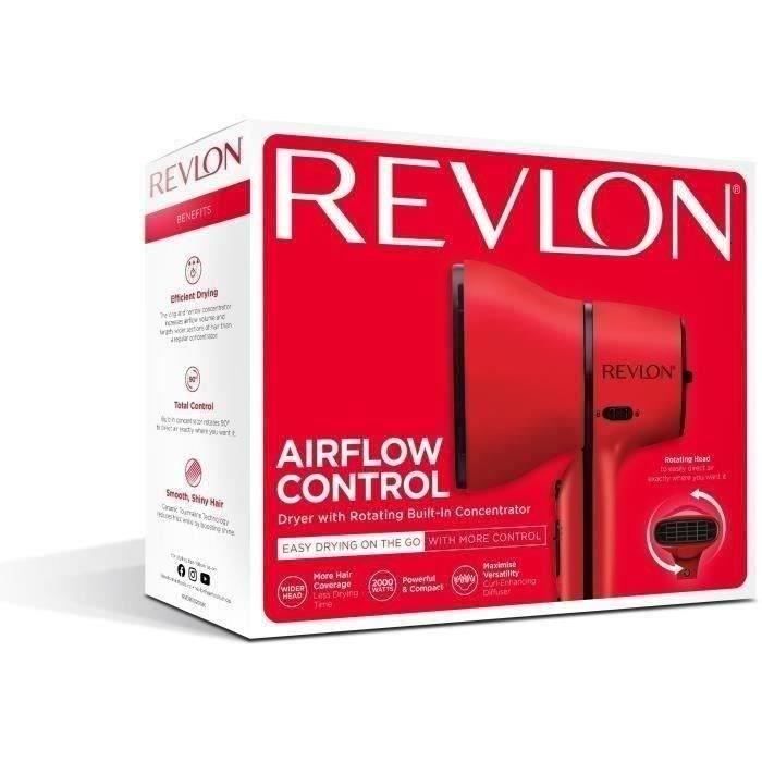 Revlon AirFlow control RVDR5320E Red Hair Dryer