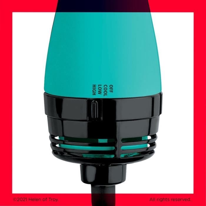 REVLON Teal Blue Drying and styling brush - Ionic technology - 2 speeds - Blue