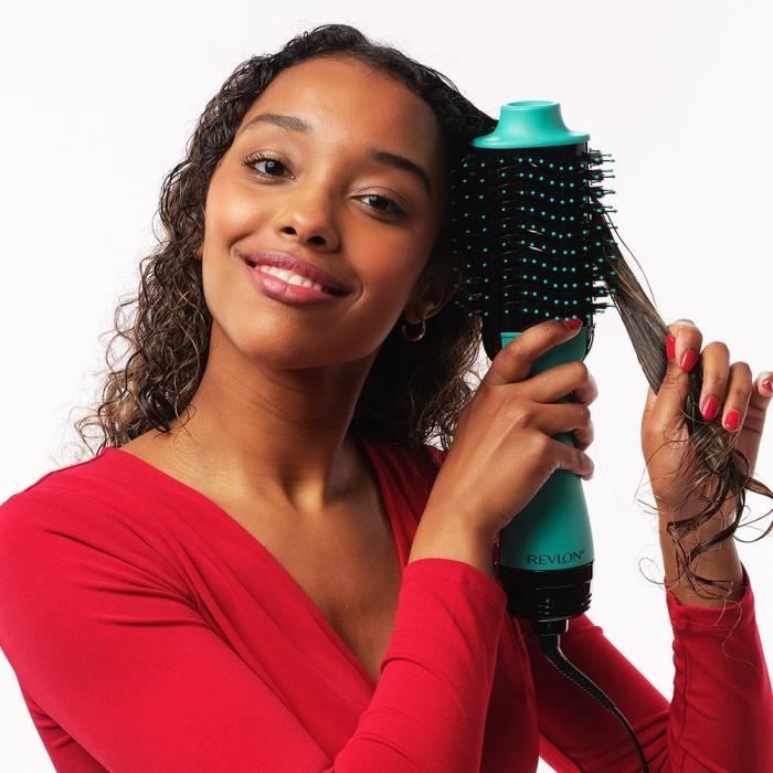REVLON Teal Blue Drying and styling brush - Ionic technology - 2 speeds - Blue
