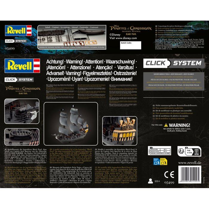 REVELL Easy-Click Black Pearl 05499 Plastic Model