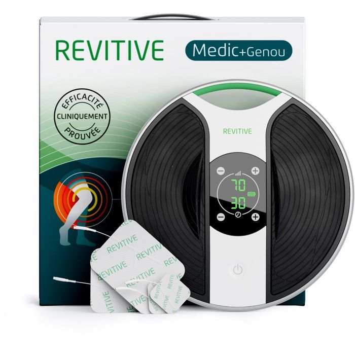 Circulatory Stimulator - REVITIVE - Medic Knee - Targeted Stimulation - Joint Comfort - For Home Use