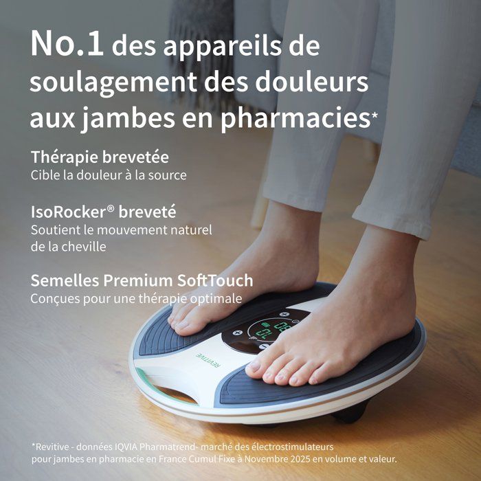 Circulatory Stimulator - REVITIVE - Medic Knee - Targeted Stimulation - Joint Comfort - For Home Use