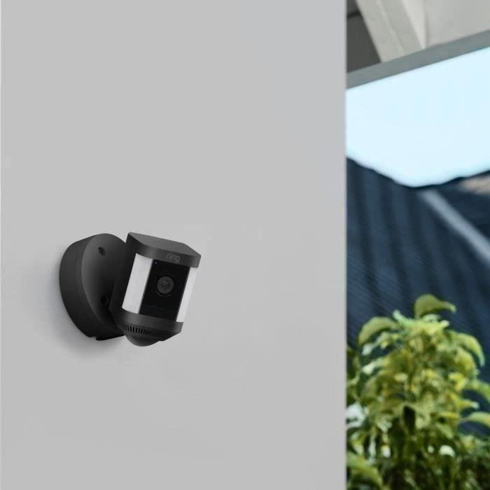 RING Spotlight Plus Plug-in Surveillance Camera - Black - EU