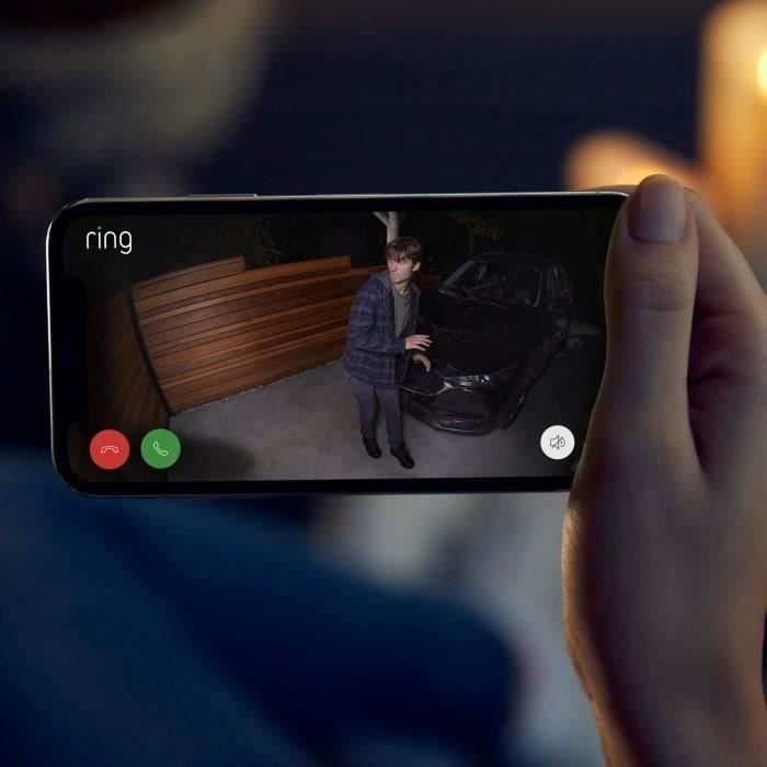 RING Spotlight Plus Plug-in Surveillance Camera - Black - EU
