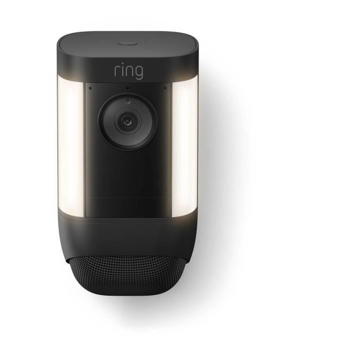 Surveillance Camera - RING - Spotlight Pro Battery - Black - Night Vision - HD 1080p - Wireless