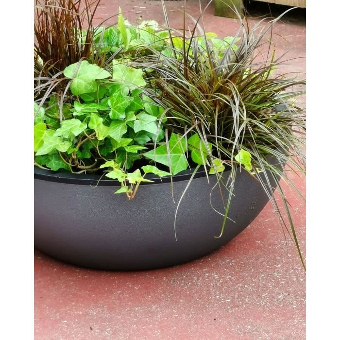 RIVIERA - Flower pot cut - Granite D40 - Gray