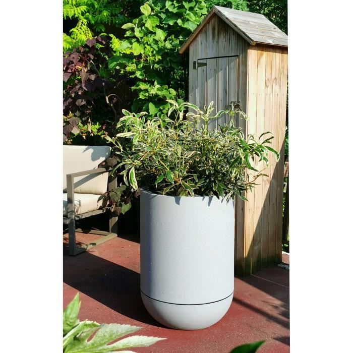 RIVIERA - Tulip flowerpot - granite D40 - stone