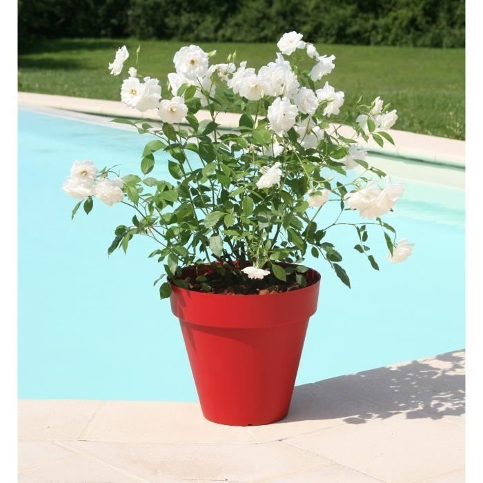 Riviera SOLEILLA FLOWER POT - Ø 39.2 x 35.8 cm - Red