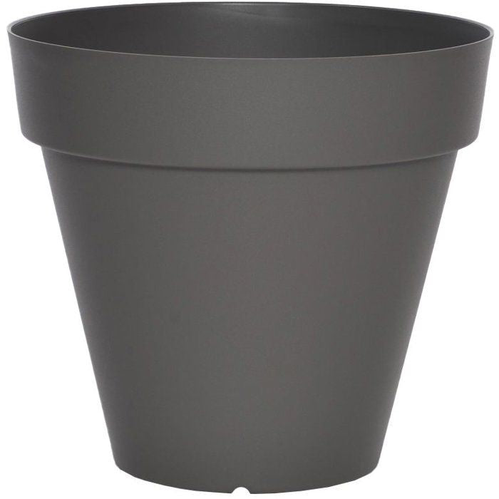 RIVIERA SOLEILLA FLOWER POT - ROUND - Ø 60 x 53.6 cm - glitter gray