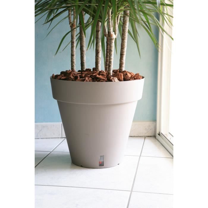 Riviera Loft flower pot with reserve of water - Round - Ø 50 x H 46 cm -Atape
