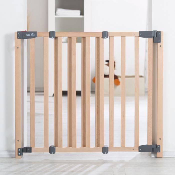 Safety Up Baby Safety Gate for Door - ROBA - Adjustable Width from 70 - 118.5 cm