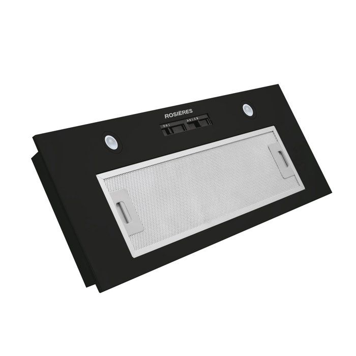 Hotte groupe filtrant - ROSIERES RHG580/1PN/1 - 3 vitesses - L 52cm - Noir et Inox
