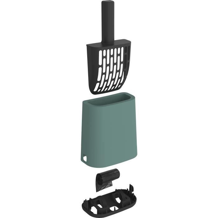 Litter Scoop with support ROTHO MYPET BIALA - Mistletoe Green