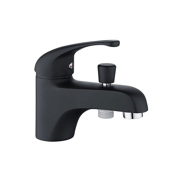 FIRA single-hole black bath shower mixer