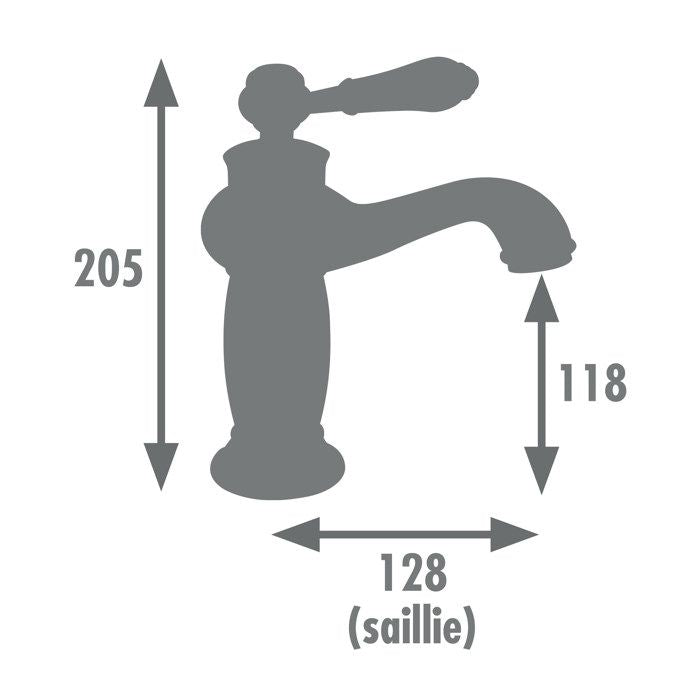 Rousseau Mixer Lavabo Marple Chrome