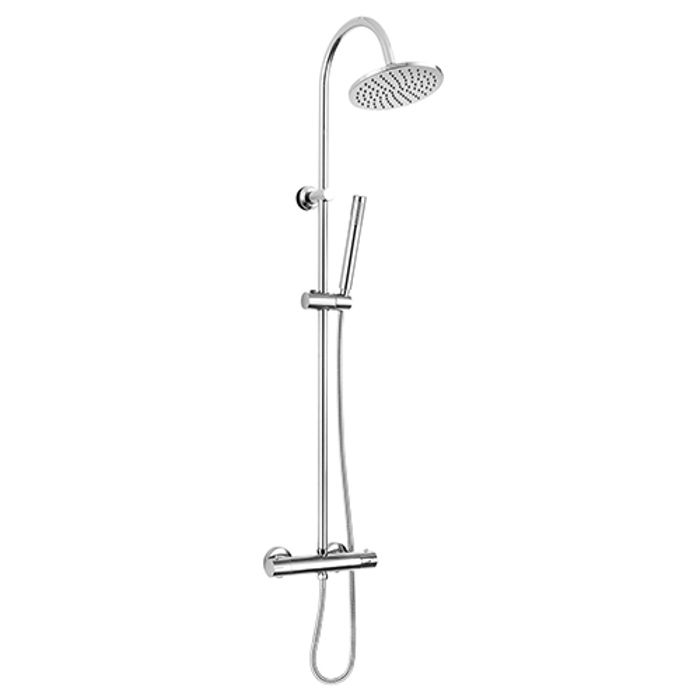 Rousseau Shower column with Loona thermostatic mixer faucet