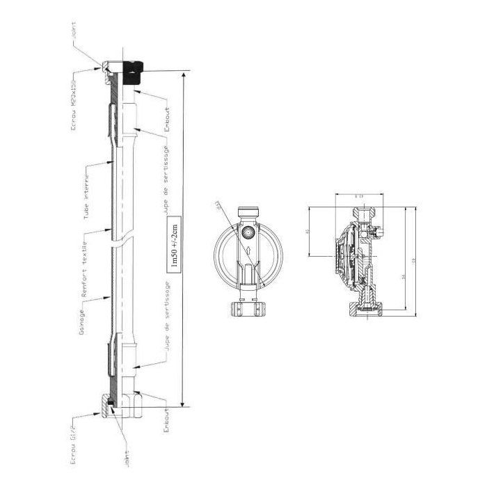ROUSSEAU PTANNEUM Butane M20X150
