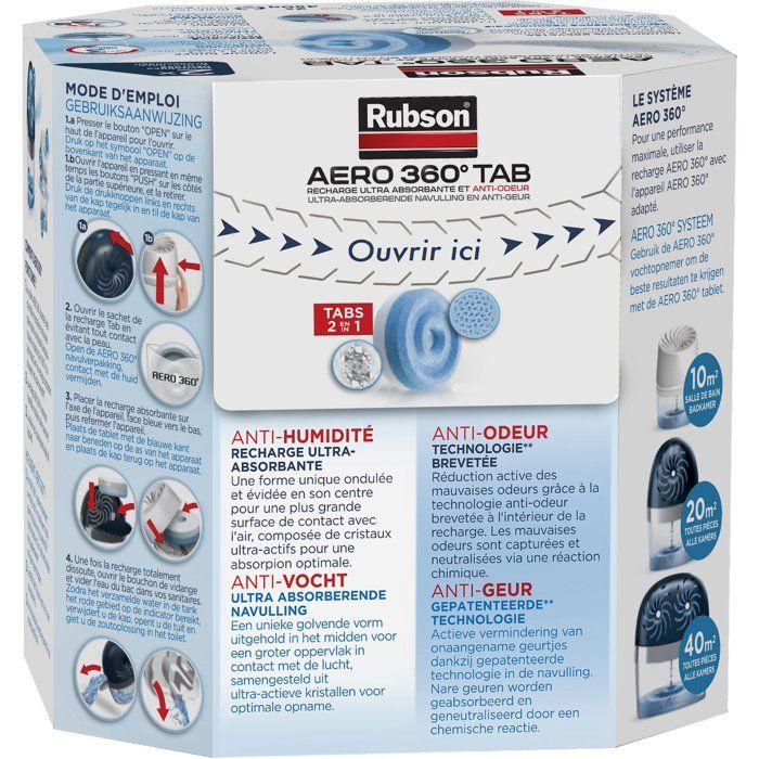 2 recharges aero 360 x 12 - RUBSON