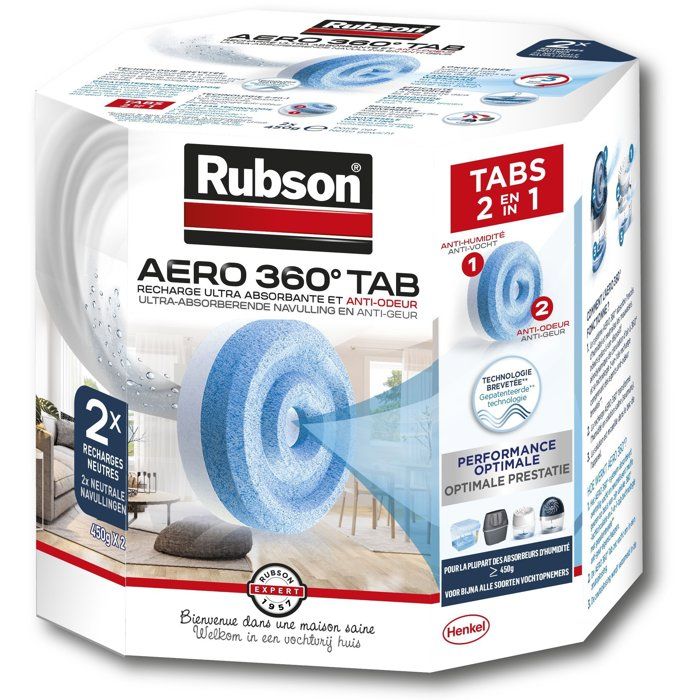 2 recharges aero 360 x 12 - RUBSON